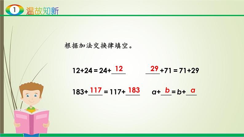 人教版四年级数学下册3.2乘法运算定律(课件+教案+习题+说课稿)03