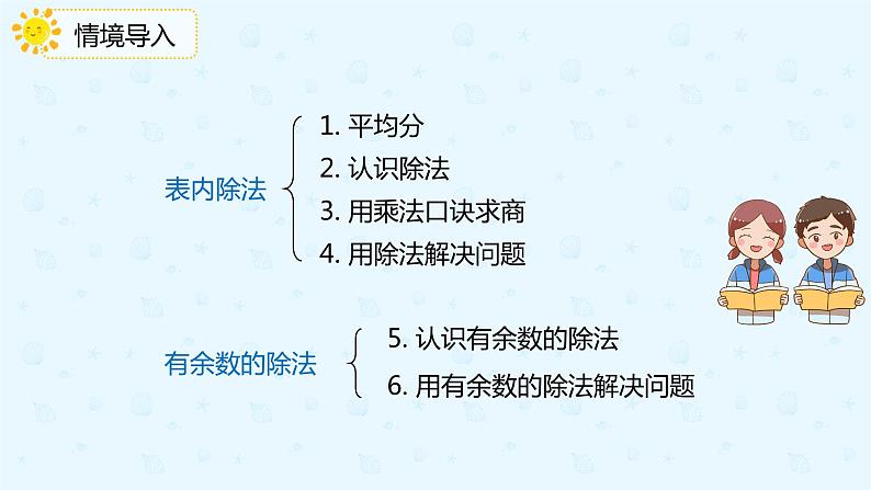 人教版小学二年级下册第10单元第2课时表内除法、有余数的除法课件PPT03