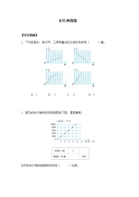 小学数学苏教版六年级下册六 正比例和反比例综合训练题