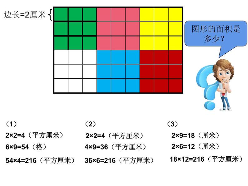 三年级数学下册课件-六 长方形和正方形的面积计算练习121-苏教版第6页