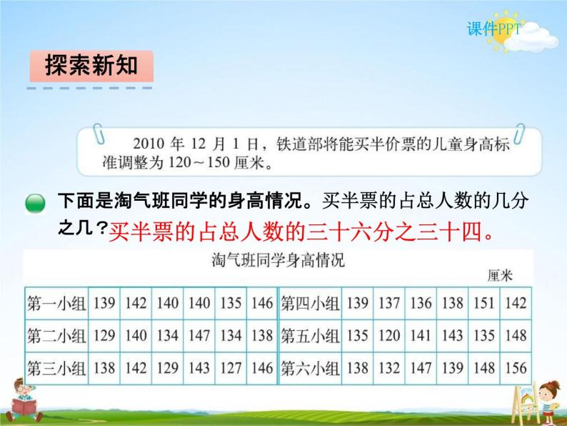 北师大版三年级数学下册《7-2 快乐成长》课堂教学课件PPT小学优秀课件04