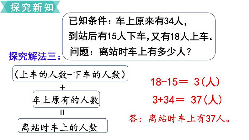 苏教版二年级数学下册 第6单元 两、三位数的加法和减法第3课时 两步计算的加减法实际问题课件PPT07
