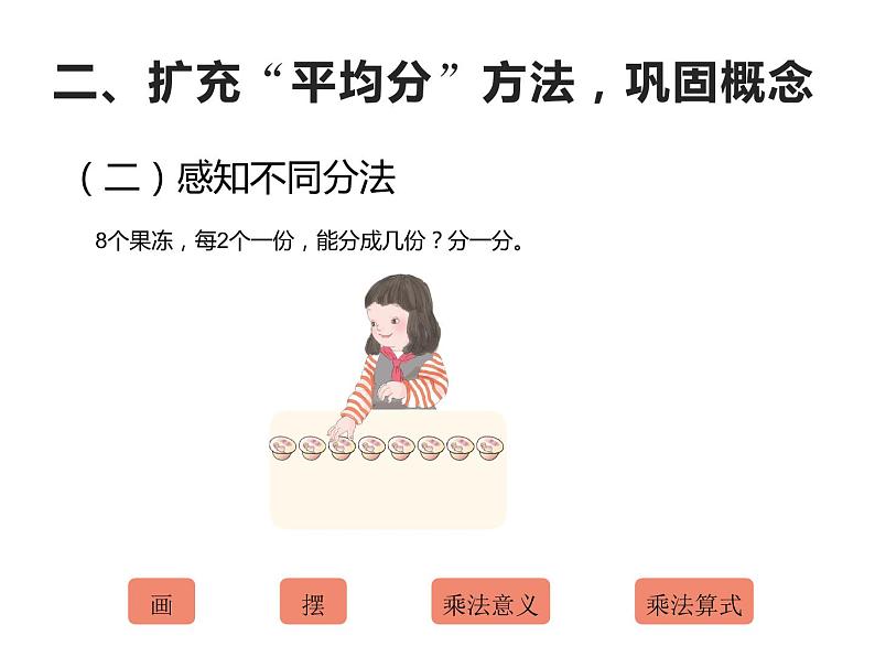 二年级数学下册课件-2.1.1 平均分成几份的方法94-人教版(18张PPT)06