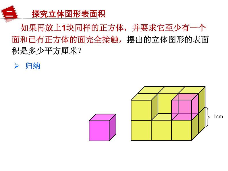 五年级下册数学课件-6.1露在外面的面 |北京版第5页