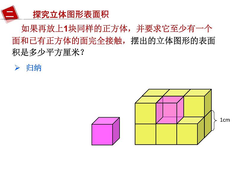 五年级下册数学课件-6.1露在外面的面 |北京版第7页