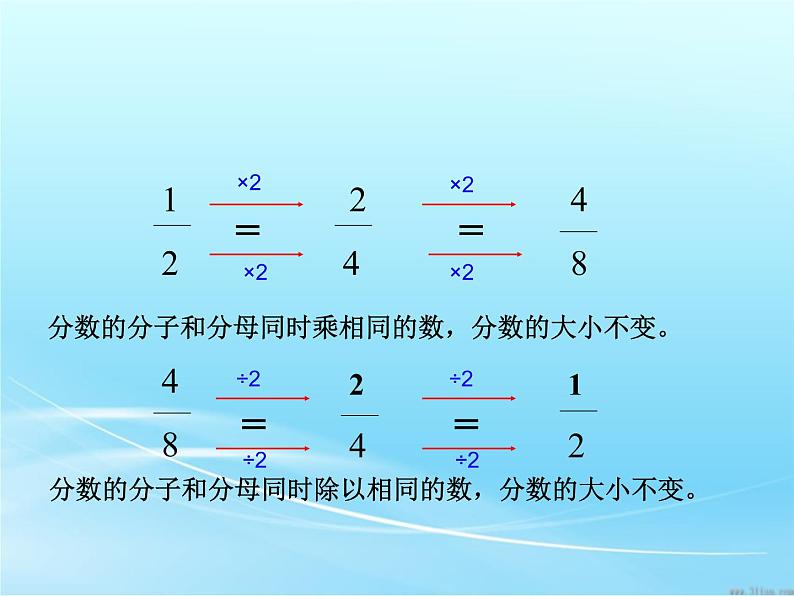 五年级下册数学课件-4.2分数的基本性质 |北京版05