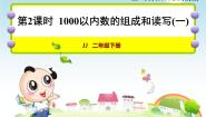 小学数学冀教版二年级下册千以内的数的读写授课ppt课件