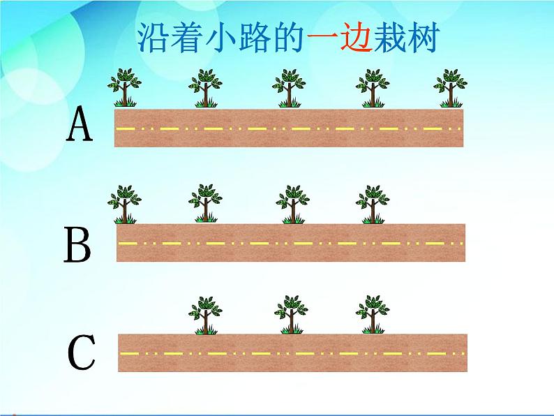 小学数学 冀教课标版 五年级上册 七 土地的面积 种植问题 课件07