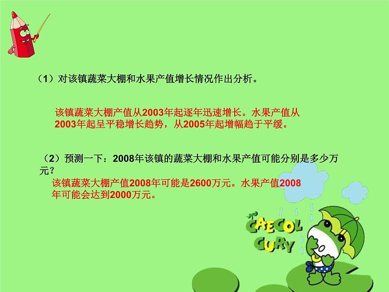 五年级下册数学课件-7.3复式折线统计图|冀教版(2014秋)06