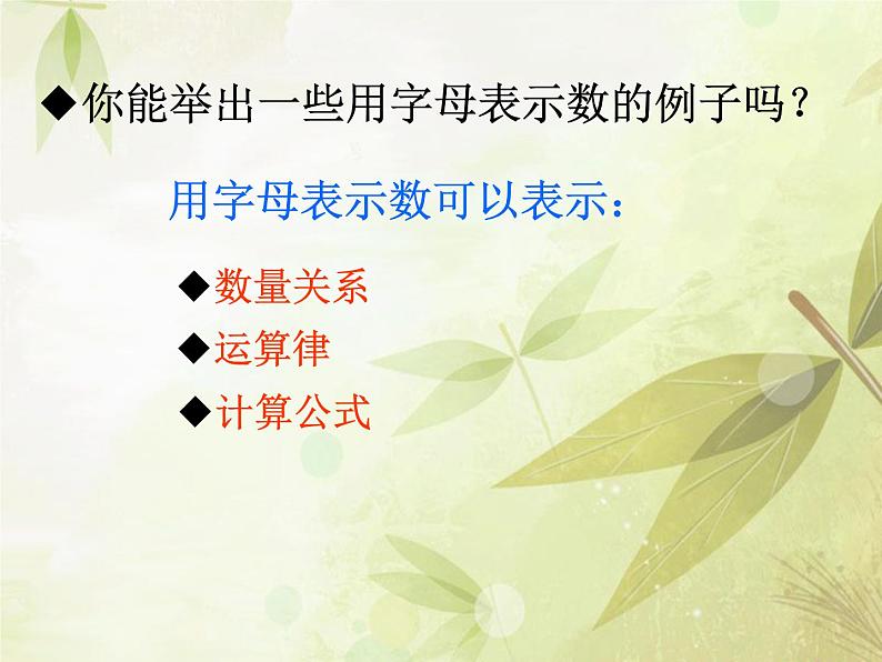 苏教版六下数学 7.1.11式与方程(1) 课件第2页