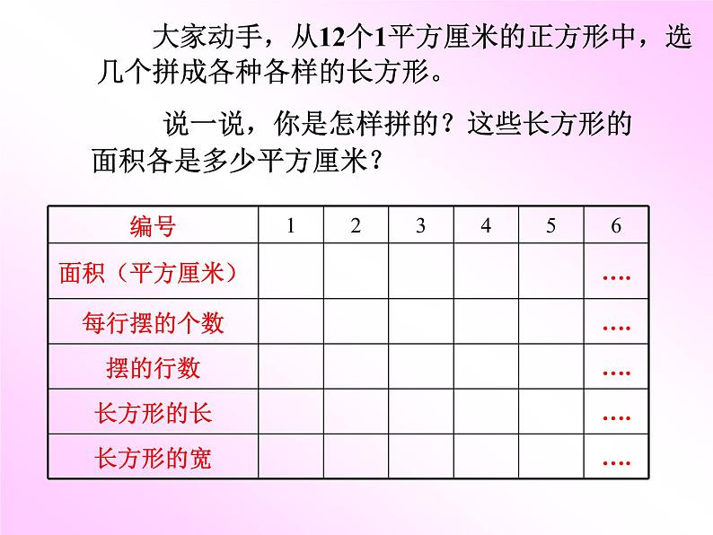6.5长方形和正方形的面积计算练习 课件05