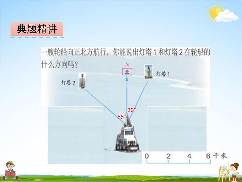 冀教版六年级数学下册《2-1 用方向和距离确定物体的位置》课堂教学课件PPT第8页