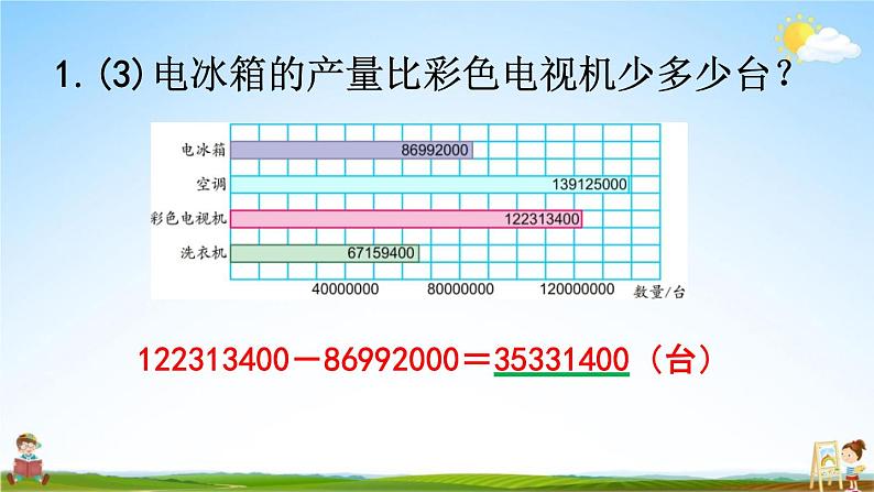苏教版四年级数学下册《9-1 期末复习(1)》课堂教学课件第7页