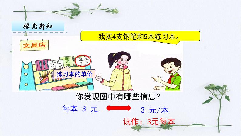 苏教版小学数学四下 3.2常见的数量关系 课件第7页