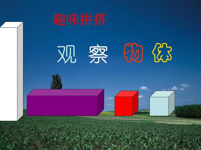 青岛版四下数学 6.1观察物体 课件第4页
