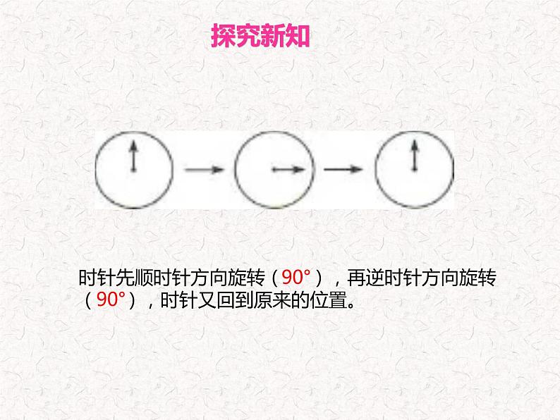 冀教版小学数学五下 1.5在方格纸上画旋转90度后的图形 课件07