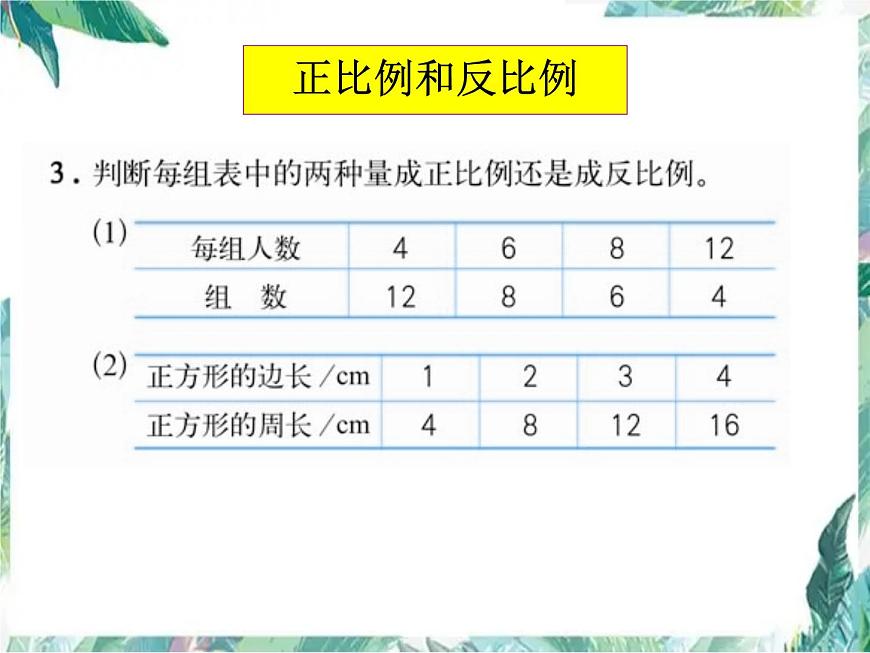 比例整理和復習 課件PPT第7頁