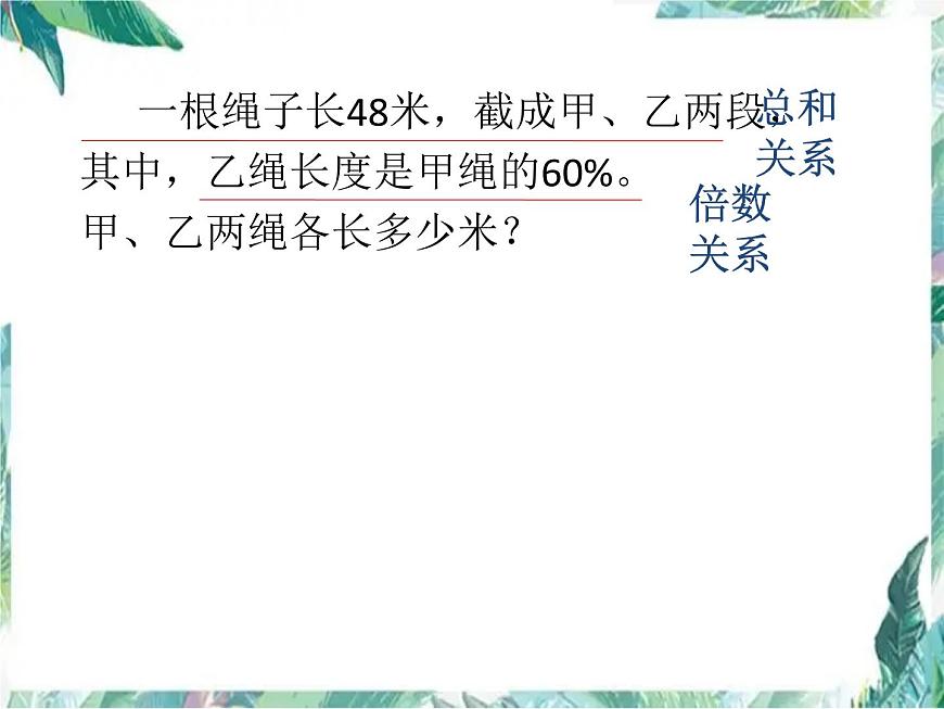 小學數(shù)學總復習 列方程解和倍、和差實際問題課件PPT第3頁