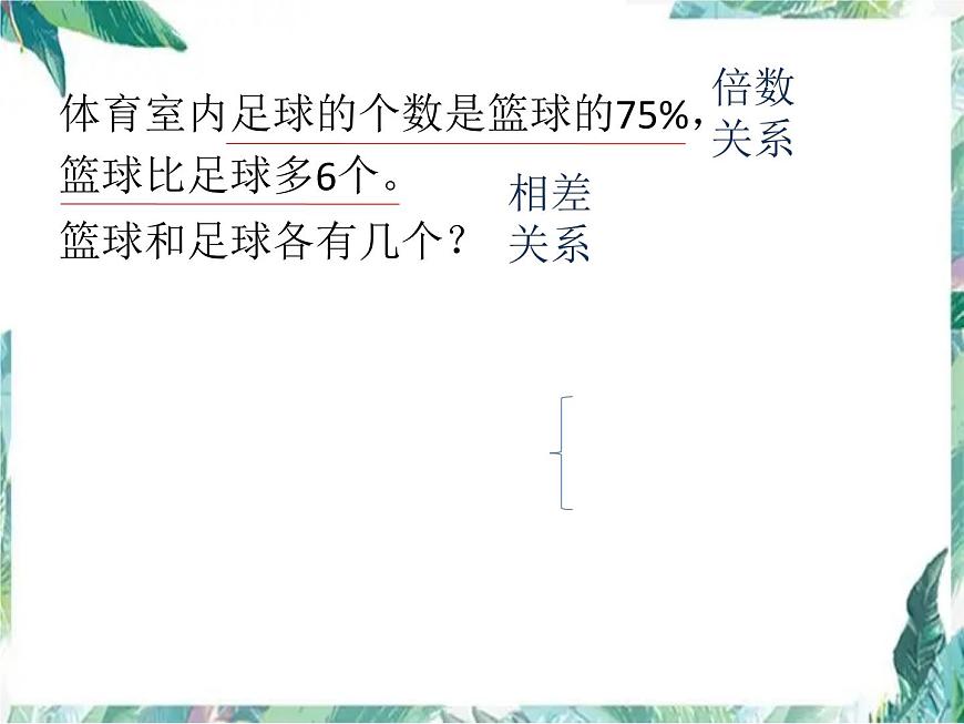 小學數(shù)學總復習 列方程解和倍、和差實際問題課件PPT第6頁