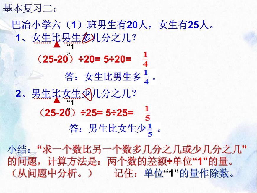 小學(xué)數(shù)學(xué)復(fù)習(xí) 用分?jǐn)?shù)解決問(wèn)題課件PPT第4頁(yè)