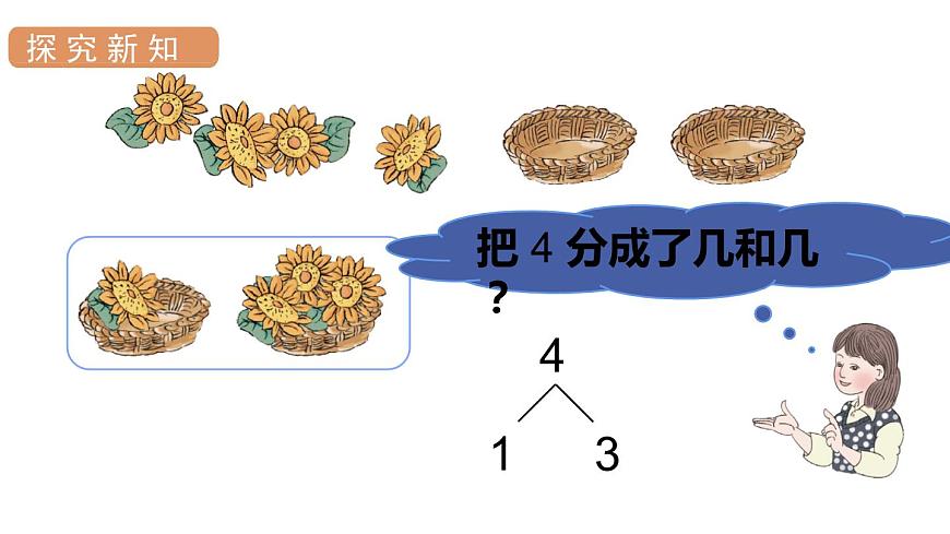人教版一年級數(shù)學(xué)上冊 第3單元 第4課時 分與合 課件第5頁