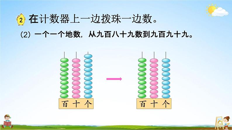 苏教版二年级数学下册《4-1 千以内数的认识(1)》课堂教学课件第6页