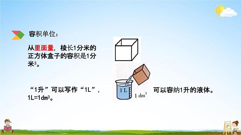北京课改版五年级数学下册《1-10 容积》课堂教学课件PPT05
