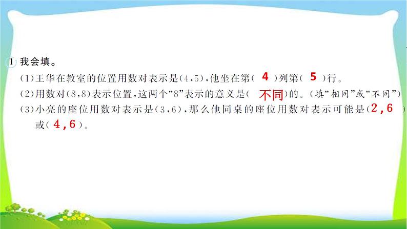 人教版数学五年级上册第2单元综合提升作业课件第2页