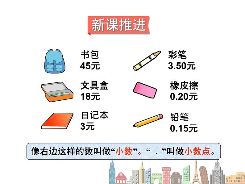 三年级下册数学课件-7.1小数的初步认识 |北京版(2014秋)第3页