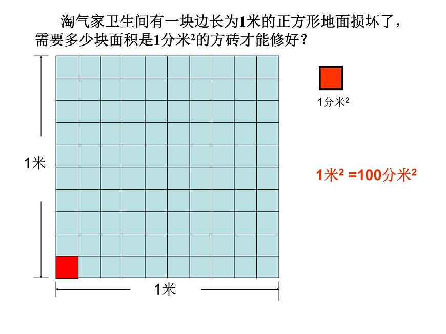 三年級下冊數(shù)學(xué)課件-5.4面積單位的換算 課件 |北師大版第8頁