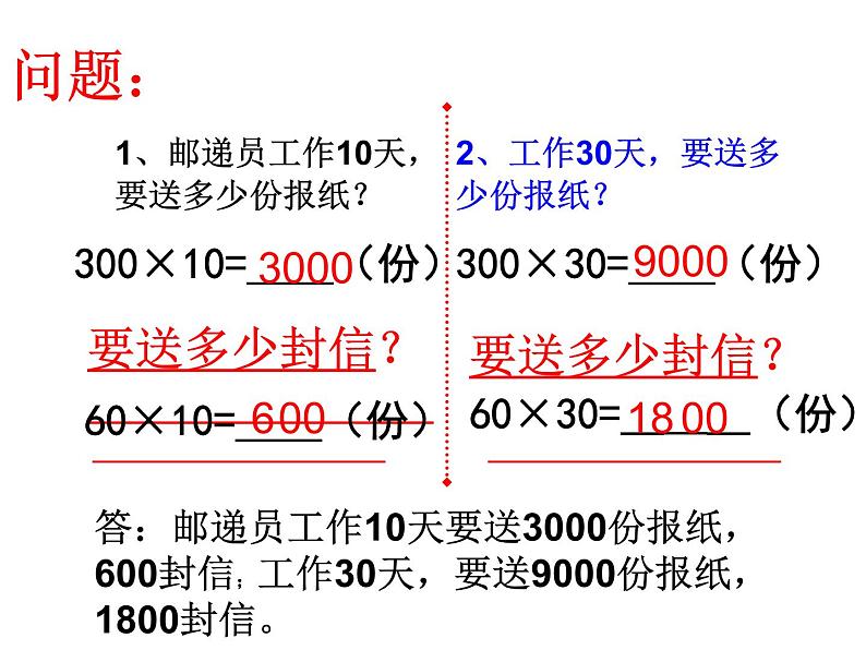 4.1口算乘法 课件第7页