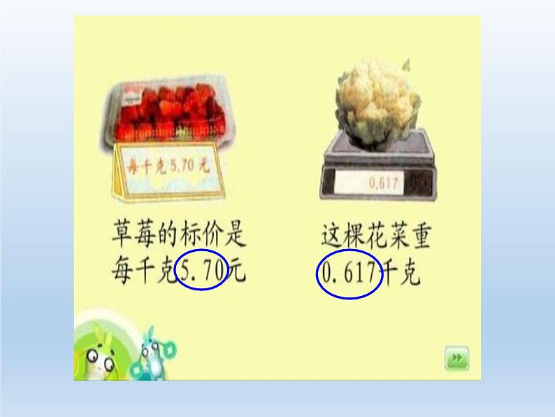 三年级下册数学课件-5.1 小数的初步认识 ︳西师大版 (共25张PPT)第4页