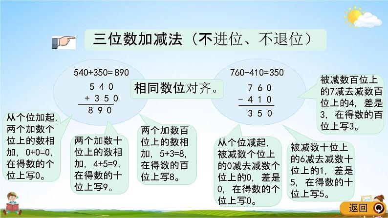 青岛版六年制数学二年级下册《10-2 万以内数的加减法》课堂教学课件PPT第6页