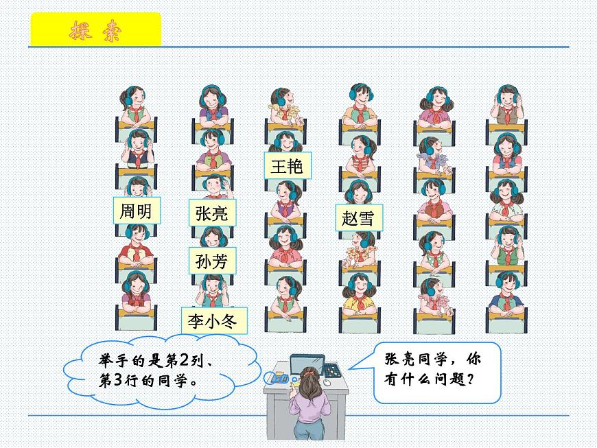 4.1用數(shù)對確定位置 課件第4頁