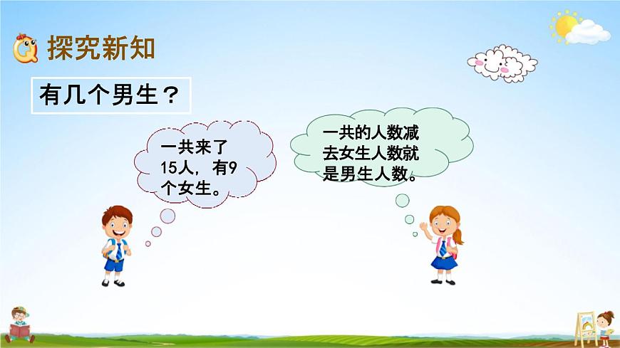 青島版六年制數(shù)學(xué)一年級下冊《1-1 十幾減9》課堂教學(xué)課件PPT第3頁