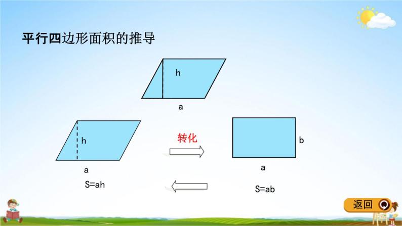 青岛版五年制数学五年级下册《总复习2-2 平面图形的周长和面积》课堂教学课件PPT06