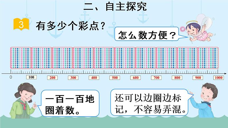 人教部编二年级下册 第7单元 万以内数的认识 第3课时 1000以内数的认识(3)课件PPT03
