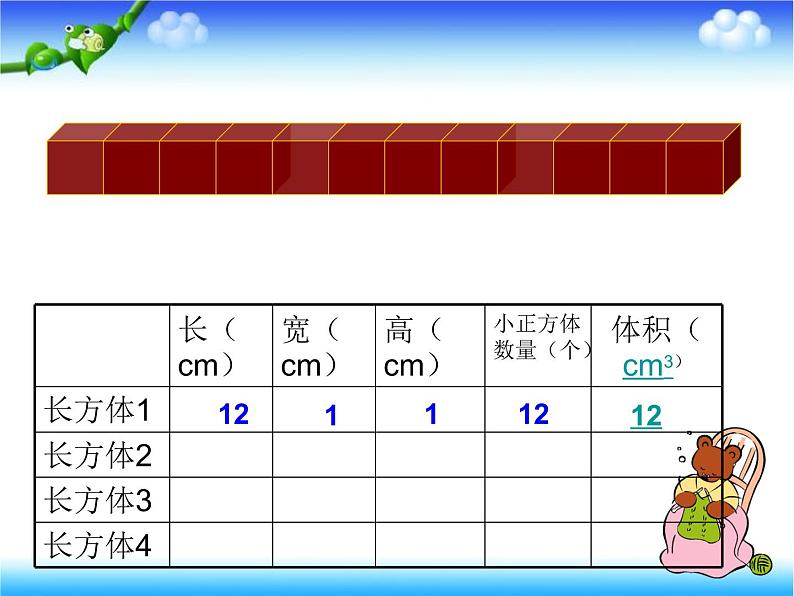 冀教版小学数学五下 5.1.2长方体的体积 课件第7页