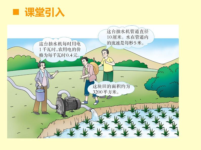 小学数学西师大版六年级下 4.4综合与实践 农田收入测算 课件第3页
