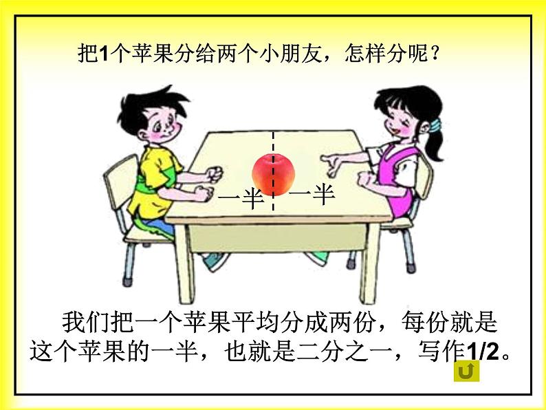 三年级下册数学课件-8.1.1 分数的初步认识 几分之一|冀教版 14张第6页