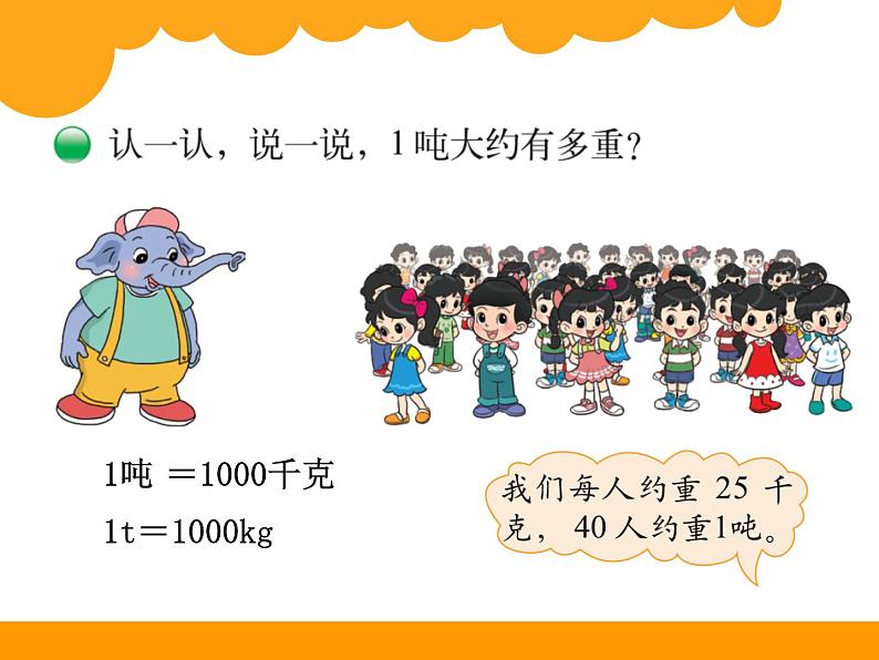 小学数学 北京版 三年级下册《吨的认识》部优课件08