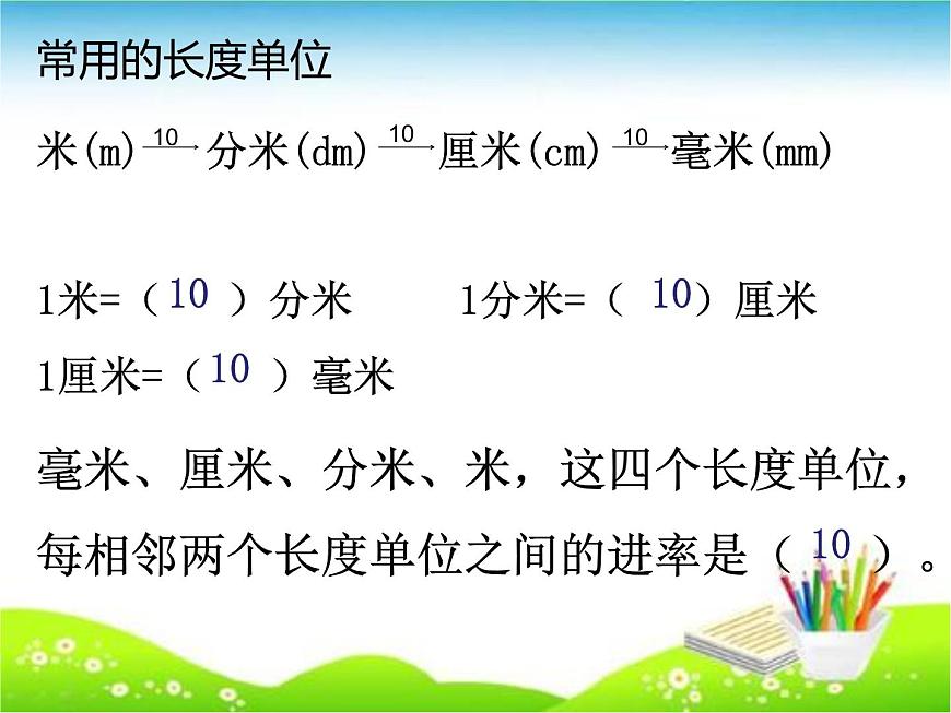 西師大版小學(xué)數(shù)學(xué)三下 2.3面積單位的換算 課件第1頁