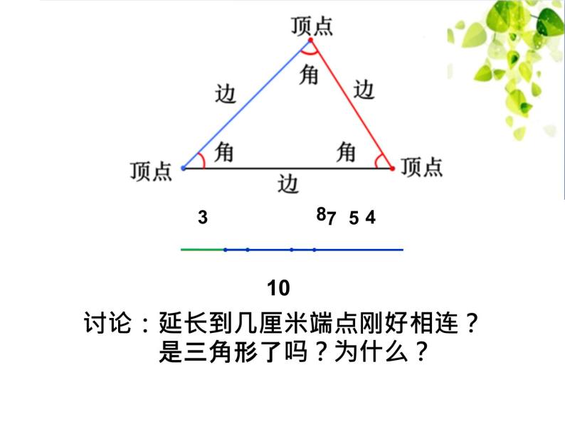 青岛版四下数学  4.2三角形的三边关系 课件07