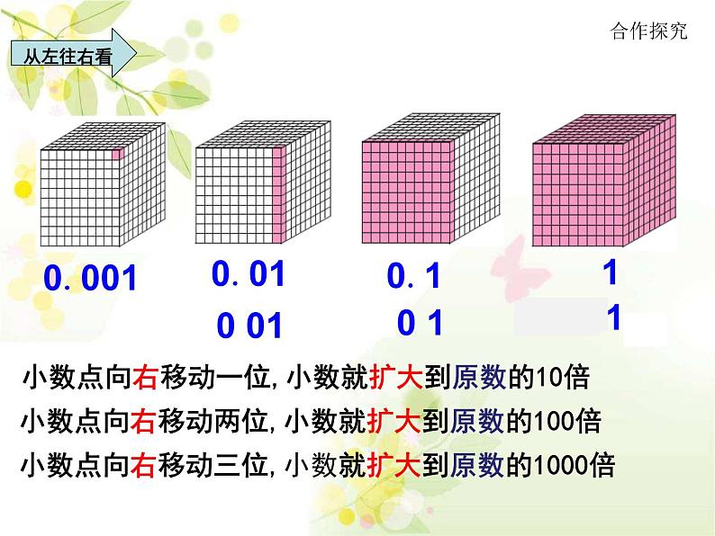 四年级下册数学课件-5.3 小数点位置移动引起小数大小的变化 ︳西师大版 (共 14 张ppt)05