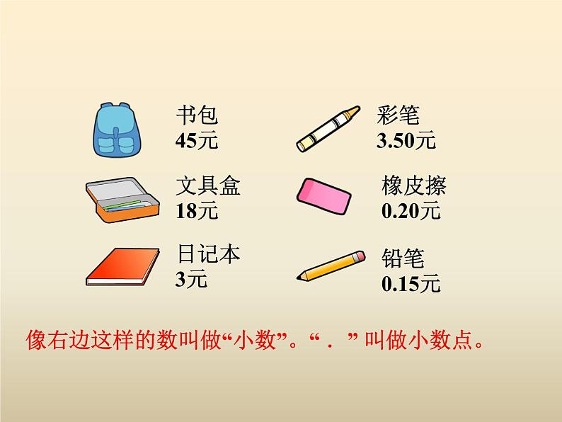 三年级下册数学课件-6 认识小数1-冀教版13页第3页