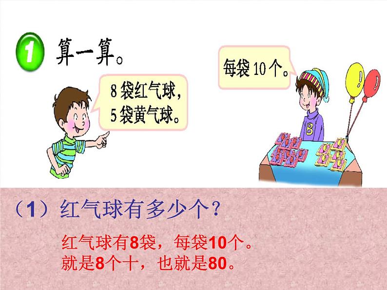 小学数学西师大版二年级下 3.1整十、整百数的加减 课件第4页