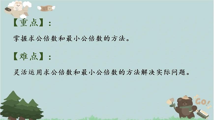 2021-2022學(xué)年青島版數(shù)學(xué)五年級下冊 三 剪紙中的數(shù)學(xué) 分?jǐn)?shù)加減法(一) 信息窗四(公倍數(shù)和最小公倍數(shù))課件第3頁