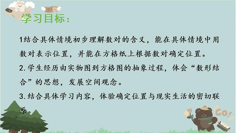 2021-2022学年青岛版数学五年级下册 四 走进军营 方向与位置 信息窗一(用数对确定位置)课件第2页