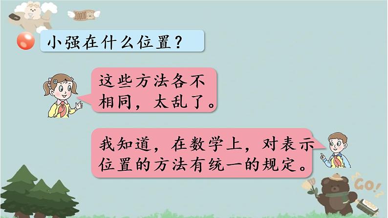 2021-2022学年青岛版数学五年级下册 四 走进军营 方向与位置 信息窗一(用数对确定位置)课件第8页