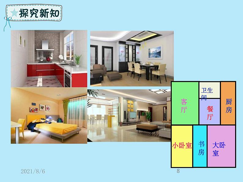 2021-2022学年青岛版数学三年级下册 五 我家买新房子了 长方形和正方形的面积 信息窗二(面积单位之间的进率) 课件第8页